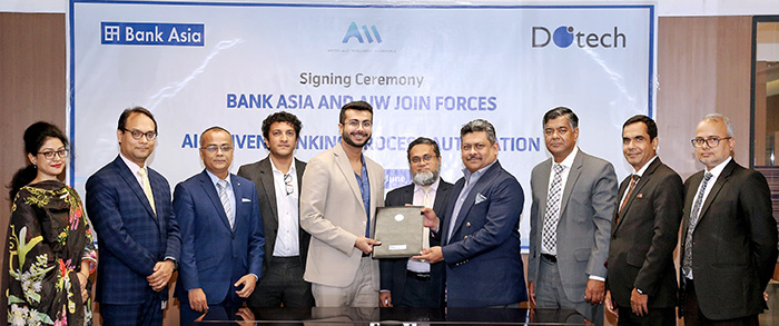 Bank Asia Signs Agreement with AIW Works India to Adopt AI-Powered Automation