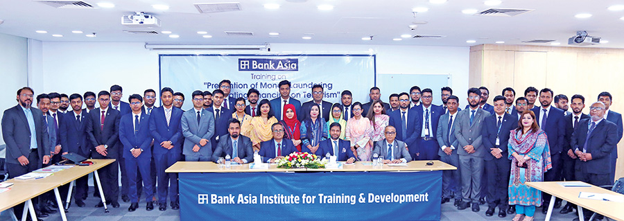 Bank Asia Arranges Day-long Training on ʻPrevention of Money Laundering & Combating Financing on Terrorismʼ