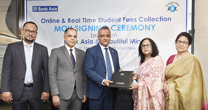 Bank Asia Signs An Agreement with Beautiful Mind School