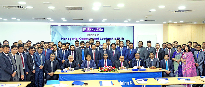 Bank Asia arranged a 5-day long training on ‘Managerial Capacity & Leadership Skills’