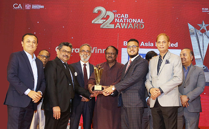 Bank Asia Achieves “Overall Winner” in 22nd ICAB National Award  