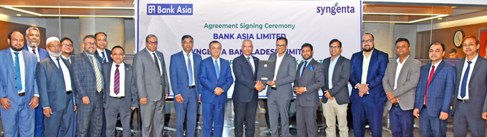 Bank Asia Signs Agreement with Syngenta