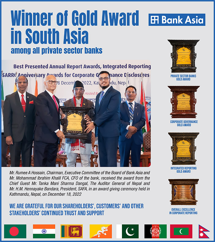 SAFA Award Bank Asia